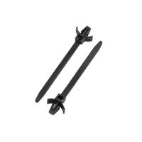 uxcell a16101000ux0462 20pcs 7mm x 88mm Adjustable Nylon Push Mount Cable Ties Zip Wire Fasten Black 20 Pack