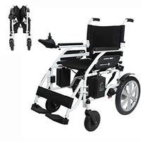 Electric Lightweight Wheelchair, Foldable Frame, Portable Transit Travel Chair, The Battery Provides A Wide Range of Options for Electric Wheelchairs