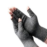 Vinmax Arthritis Gloves Thermal Fingerless Gloves Cotton and Spandex Arthritis Rehabilitation Bumps Training Nursing Grip Gloves For Hands Warm & Arthritic Pain Relief (S)