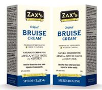 2 Pack - Zax's Original Bruise Cream - #1 Selling Bruise Cream, Speeds Healing by 4 Days!, Reduces Pain & Inflammation, Reduces Discoloration, Ideal for Medical Cabinet & 1st Aid Kit