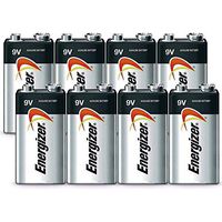 8 Energizer Max 9V Batteries, The Perfect Choice of Power for All 9V Battery Operated Devices
