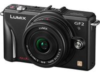 Panasonic Lumix DMC-GF2 12 MP Micro Four-Thirds Mirrorless Digital Camera with 3.0-Inch Touch-Screen LCD and 14-42mm Lens (Black)