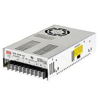 MeanWell SE-350-12 100V-120VAC or 200-240VAC INPUT, 12VDC OUTPUT, 350WATTS, Switch Selectable¡­