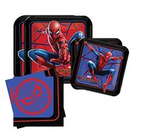 Marvel Spider-man Far From Home Birthday Party Bundle 9" Plates (16) 7" Plates (16) Lunch Napkins (16)