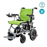 Lightweight Electric Wheelchair, Open/Fold in 1 Second Lightest Most Compact Power Chair Drive with Electric Power or Manual Wheelchair Up to 12 Miles Range for Disabled Elderly
