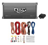 New Boss Armor AR2000M 2000W Mono Car Audio Amplifier+Amp Wire Kit+Bass Remote
