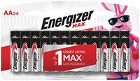 Energizer AA Batteries (24 Count), Double A Max Alkaline Battery