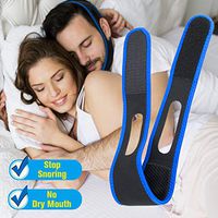 Anti Snoring Chin Strap,Snoring Solution Anti Snoring Devices Effective Stop Snoring Chin Strap for Men Women Adjustable Snore Reduction Chin Straps Snore Stopper Advanced Sleep Aids for Better Sleep