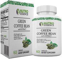 Green Coffee Bean Extract 100% Pure Extracts Capsules with 45% Chlorogenic Acid - Effective Supplement for Weight Loss, Antioxidants, Fat Burner and Appetite Suppressant for Men & Women