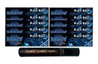 Herb Airtight Tube Pocket Protector with Juicy Jay's Black Magic 1.25 Flavored Hemp Rolling Papers 10 Count DC Crafts Nation- Tiki Man