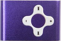 Vertigo MP3 00132_PUR 2 GB MP3 Player Crystal Case - Purple