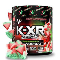 VMI Sports K-XR Pre-Workout Supplement for Intense Energy, Sour Watermelon, 30 Servings, Muscle Builder for Extreme Pumps, Creatine Free, Endurance, Strength and Power Pre-Workout Powder