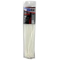 Cambridge Zipits Multi Purpose Cable Ties Zip Ties 14 Inch 75 Lb 100 Pieces Standard Duty Natural