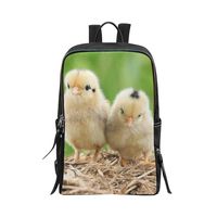Bag Backpack Cute Babies Chicken Chicks Farm Animals Daypack