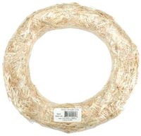 FloraCraft Straw Wreath Form 12 Inch Natural