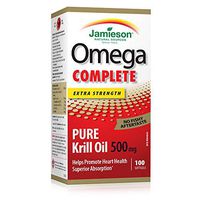 Jamieson OmegaCOMPLETE Super Krill 500mg, 100 softgels