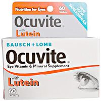 Bausch & Lomb Ocuvite, with Lutein, Eye Vitamin & Mineral Supplement, 60 Tablets