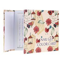 Nail Art Tool,Putars Fashion Gel Nail Polish Display Box 120 Colors Model Salon Shop Dedicated Card Chart Multicolor