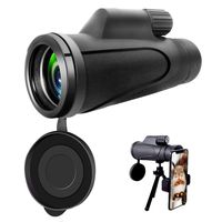 Monocular Telescope, 16X50 High Power Prism Monocular Scope with Smartphone Adapter, Waterproof for Bird Watching, Hunting, Hiking