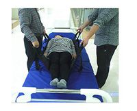 LZJW WE&ZHE Medical Care Patient Transfer Pad Shifter/Hemiplegic Belt with Waterproof Shift Belt-Thickened Oxford PVC Waterproof Cloth (Black) -108 68cm