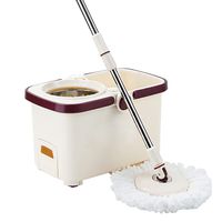Hand Pressure Double Drive Rotating Automatic Mop Bucket Free Hand Washing Bucket Bucket Mop Artifact Rotating Mop Household Mop Bucket