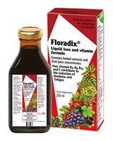 Floradix Floravital Liquid Iron and Vitamin Formula 8.5 fl.oz. - 250 ml. - Made in Germany (2 Pack)