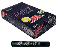 Herb Airtight Tube Pocket Protector with Juicy Jay's BlackBerry Brandy 1.25 Flavored Hemp Rolling Papers 24 Count Box DC Crafts Nation- Ganesha