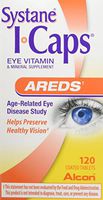 Systane ICaps Eye Vitamin & Mineral Supplement, AREDS Formula, 120 Coated Tablets