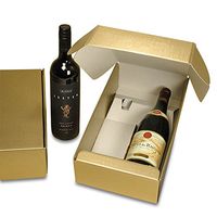 Gold Wine Box | Quantity: 10 | Width: 7 1/4"
