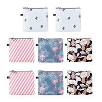 Healifty Sanitary Napkin Bag Nursing Pad Holder for Lady 8pcs