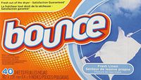 Bounce Fresh Linen Sheets, 40-Count (Pack of 12)