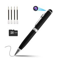 Spy Pen Camera, Full HD 1080P Mini Hidden Pen Cam Photo & Video Built-in 16GB Micro SD Card& 4 Ink Refills by OLOEY