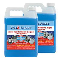 WET & FORGET .75 Gallon Moss, Mold, Mildew & Algae Stain Remover, 2 Pack