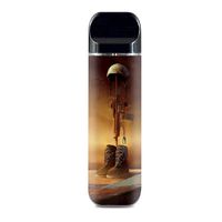 IT'S A SKIN Decal Vinyl Wrap for Smok Novo Pod System Vape Sticker Sleeve Cover/Never Forgotten Military Boots Rifle