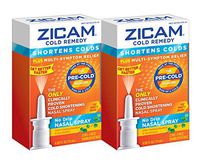 Zicam Cold Remedy No-drip Nasal Spray, 0.5 Fl Oz, Pack of 2