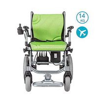 Folding Ultra Lightweight w/Powerful Lithium Battery Included, Easy to Carry Motorized Wheelchair w/ 360° Joystick Control, Airline Travel Compatible Electric Wheel Chairs