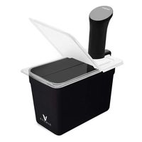 EVERIE Sous Vide Container 7 Quart with Collapsible Hinge Lid and Sleeve for Anova Nano