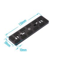 Run Shuangyu PU-150 QR Quick Release Plate Clamp 150mm with 1/4" Mount Screw for Benro B1 J1 Arca Swiss Tripod Ballhead Ball Head