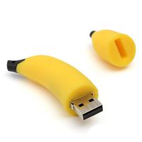 Voberry 32GB/16GB/8GB/4GB/2GB/1GB USB Memory Stick Flash Pen Drive Cartoon fruit (32GB, banana)