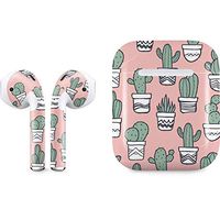 Skinit Decal Audio Skin for Apple AirPods with Lightning Charging Case - Officially Licensed Skinit Originally Designed Pink Cactus Design