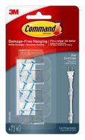 Command Cord Clips Clear Carded