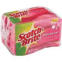 3M DD-3 Scotch-Brite Delicate Care Scrub Sponge - 2 pack