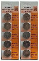Wama CR2430 3V Lithium Coin Cell Battery (10 Batteries)