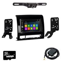 DVD GPS Navigation Multimedia Radio and Dash Kit for Toyota Tacoma 2012-2015 with Backup Camera