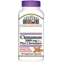 21st Century Cinnamon Plus Chromium Vegetarian Capsules, 120 Count (Pack of 2) (3)