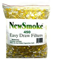 NEW SMOKE 450 Disposable Cigarette Filters Bulk Economy Pack 50% More Value Total 450 filters