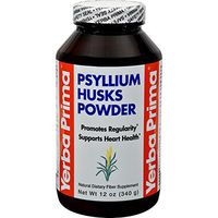 Yerba Prima Psyllium Husks Powder - 12 oz (Pack of 4)