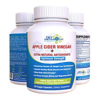 Apple Cider Vinegar (ACV) 120 Veggie Capsules 1500mg Extra Strength with Coconut Keto MCT, Aloe Vera, Astragalaus, Cayenne, Vitamin A