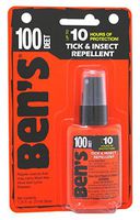 Bens Tick & Insect Repellant 100 Deet 1.25 Ounce Pump Carded (37ml) (6 Pack)