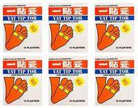 Yat Tip Tor Corn & Callus Removing Plaster - 10 Plasters/Box (6 Packs)
